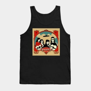 Vintage 80s Rock and Roll Album Cover Tank Top